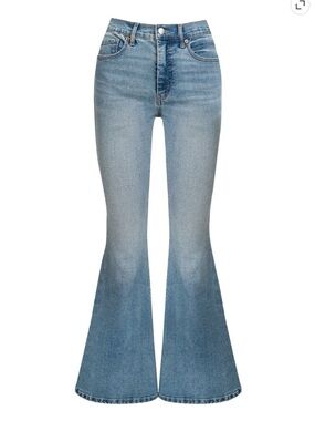 JESSICA SIMPSON DAISY FITTED FLARED MID-RISE MEDIUM WASH JEANS NEW WITH TAGS